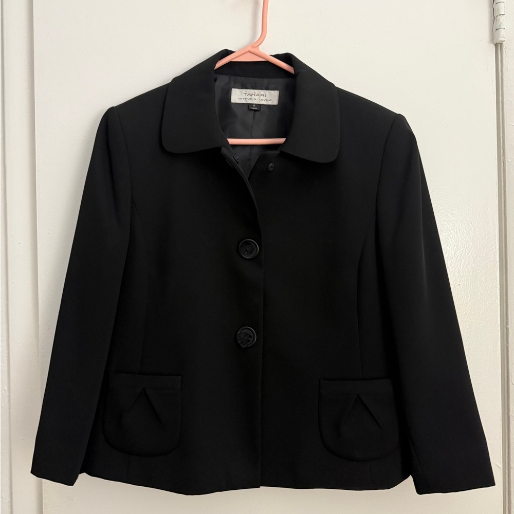 Tahari Black Blazer
